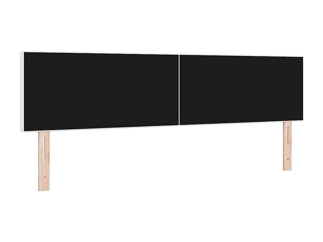 Tête de lit avec tête de lit Crème 180 cm Tissu côtelé