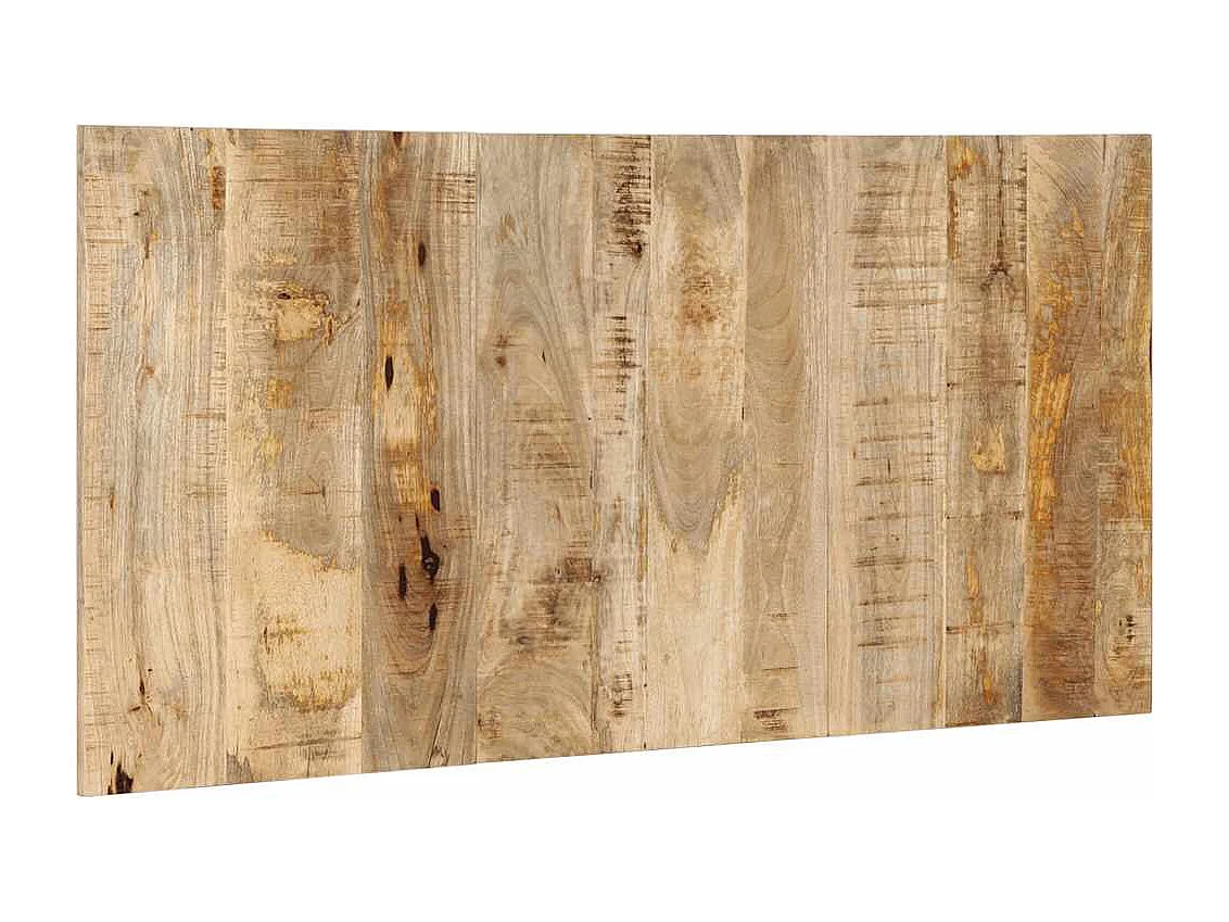 Tête de lit 160 cm bois de manguier brut massif