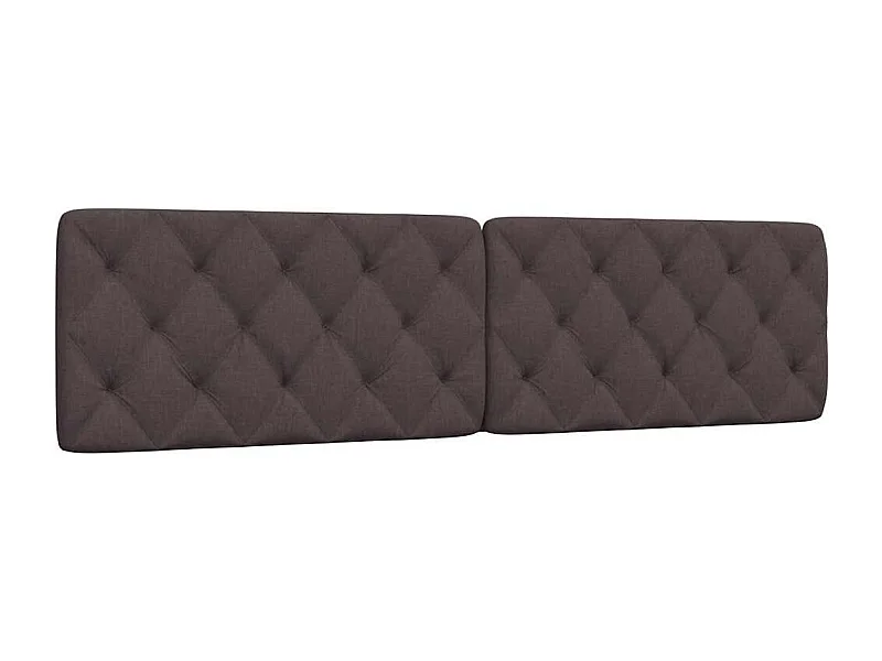Tête de lit marron foncé 200 cm tissu
