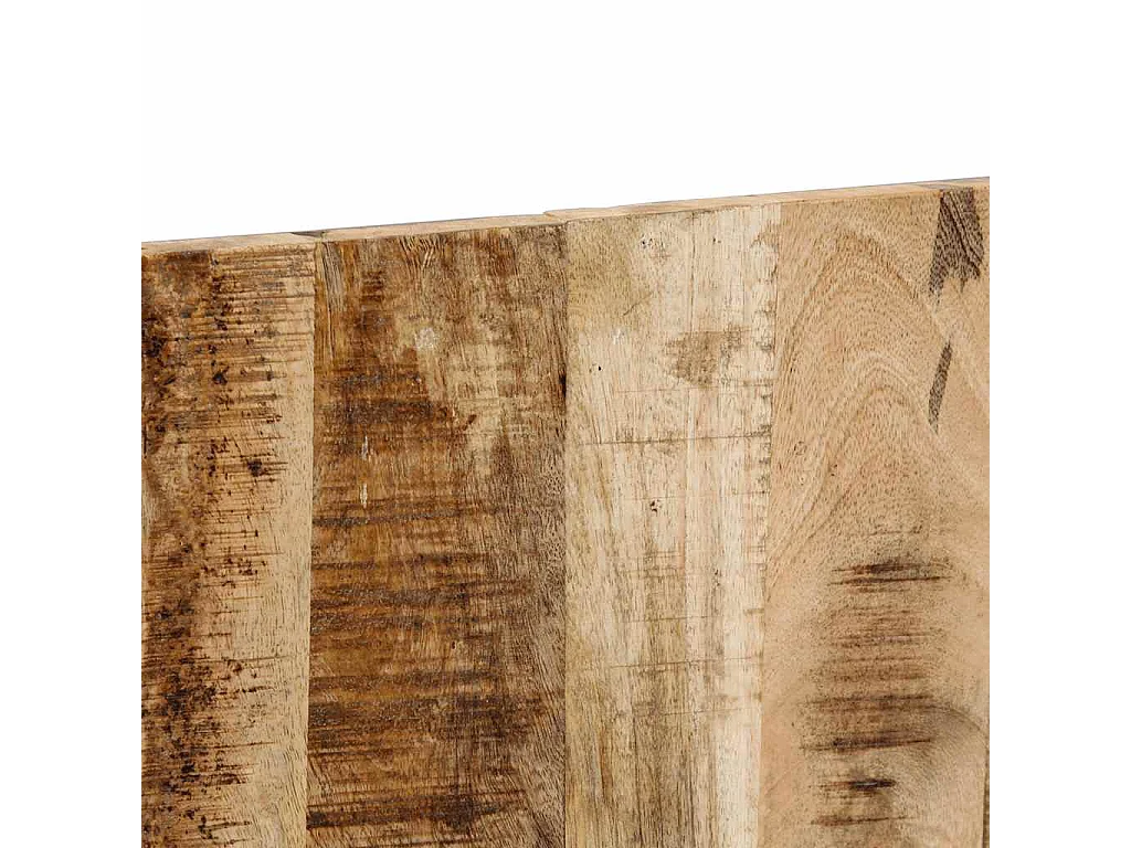 Tête de lit 160 cm bois de manguier brut massif