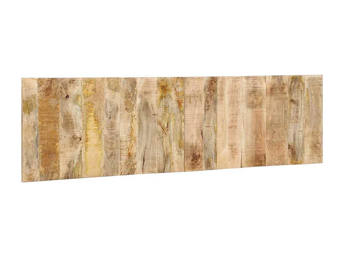 Tête de lit 180 cm bois de manguier brut massif