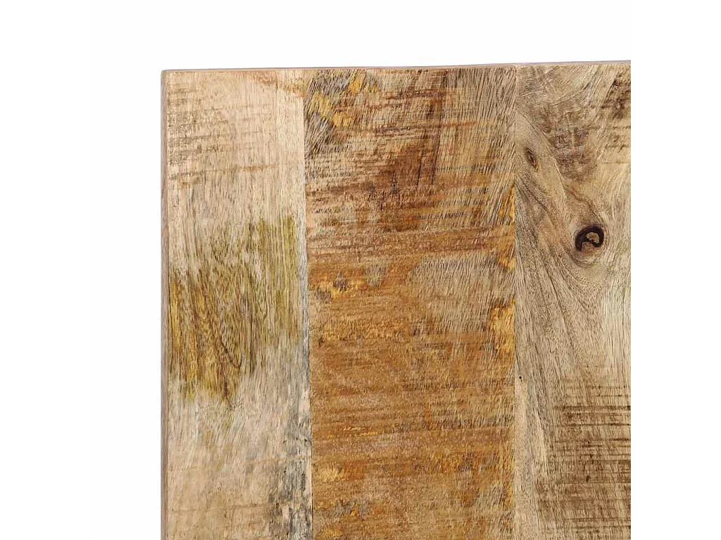 Tête de lit 180 cm bois de manguier brut massif