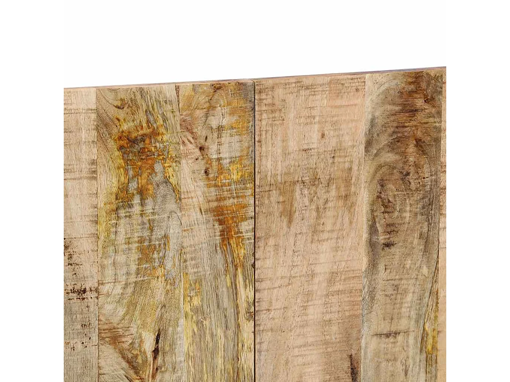 Tête de lit 180 cm bois de manguier brut massif