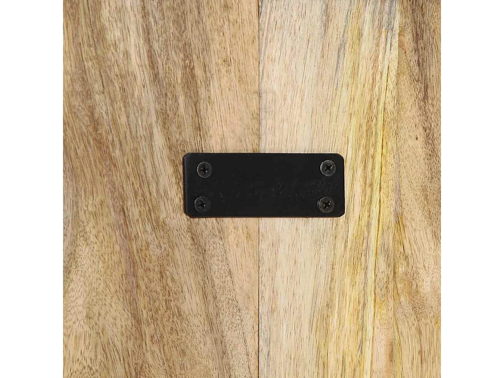 Tête de lit 180 cm bois de manguier brut massif