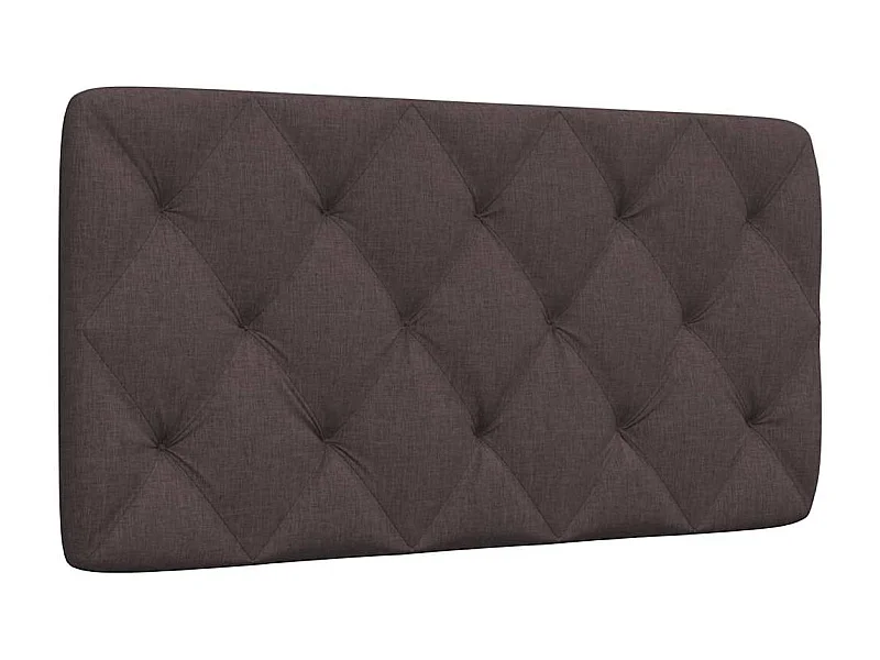 Tête de lit marron foncé 100 cm tissu
