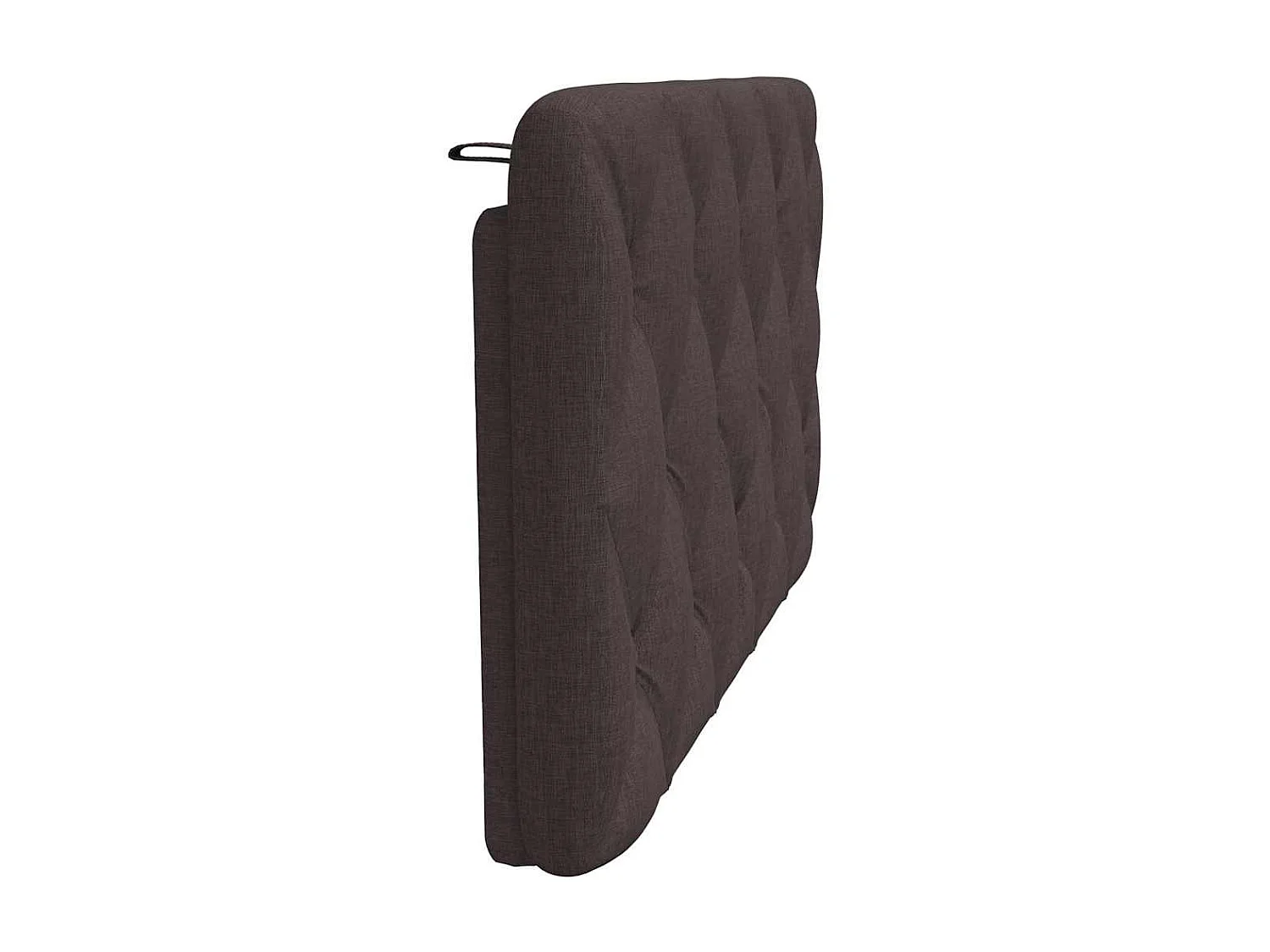 Tête de lit marron foncé 100 cm tissu