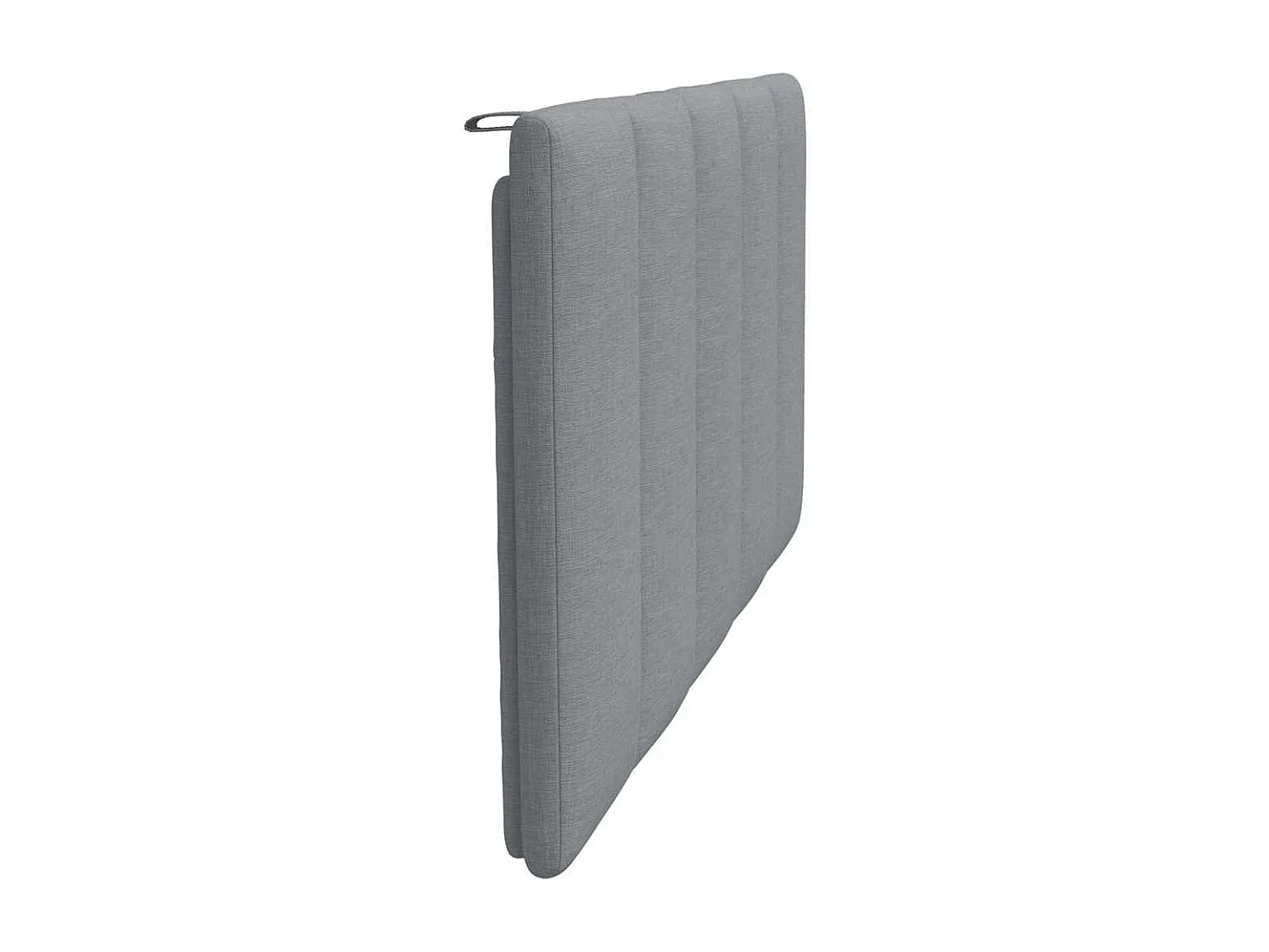 Tête de lit gris clair 100 cm tissu