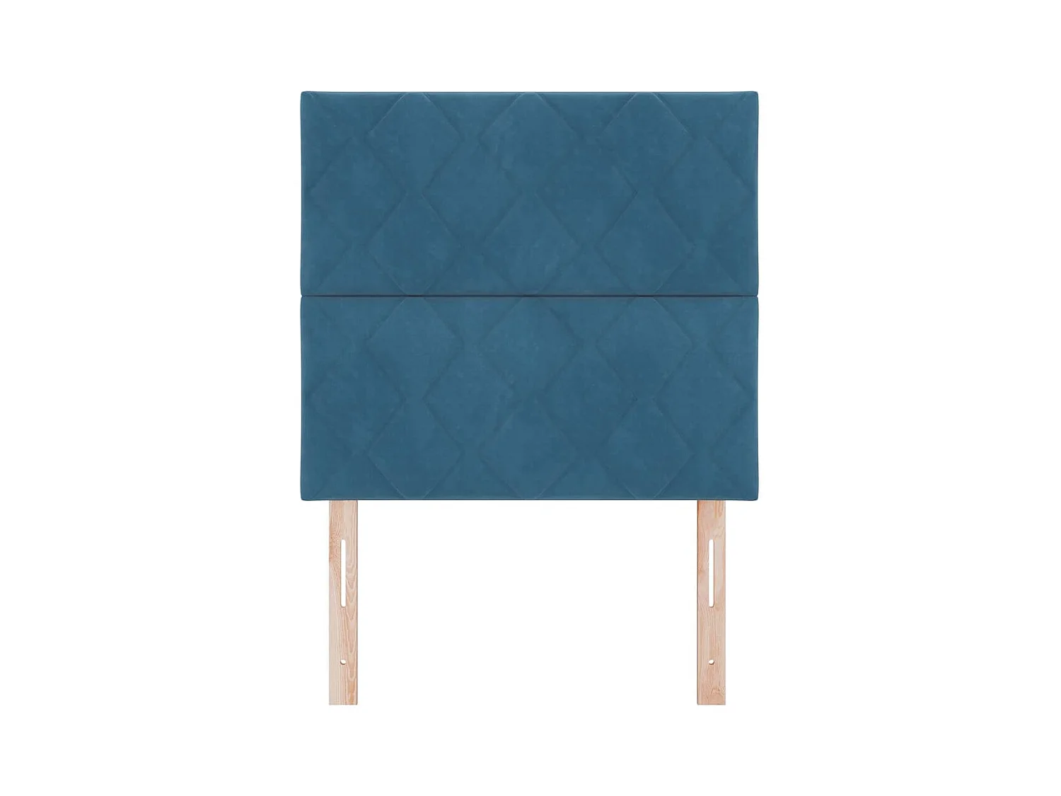 Tête de Lit LED Géométrique Bleu foncé 90 cm Velours