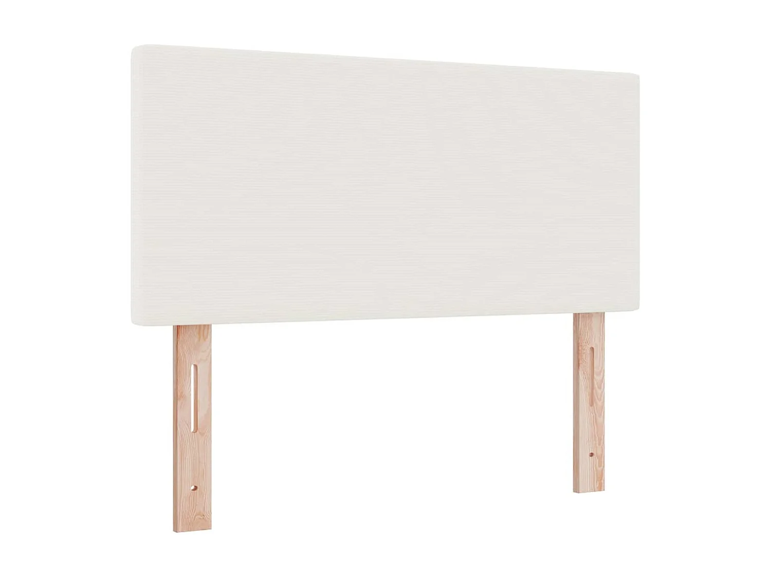 Tête de lit LED avec des lumières à LED Crème 100 cm tissu