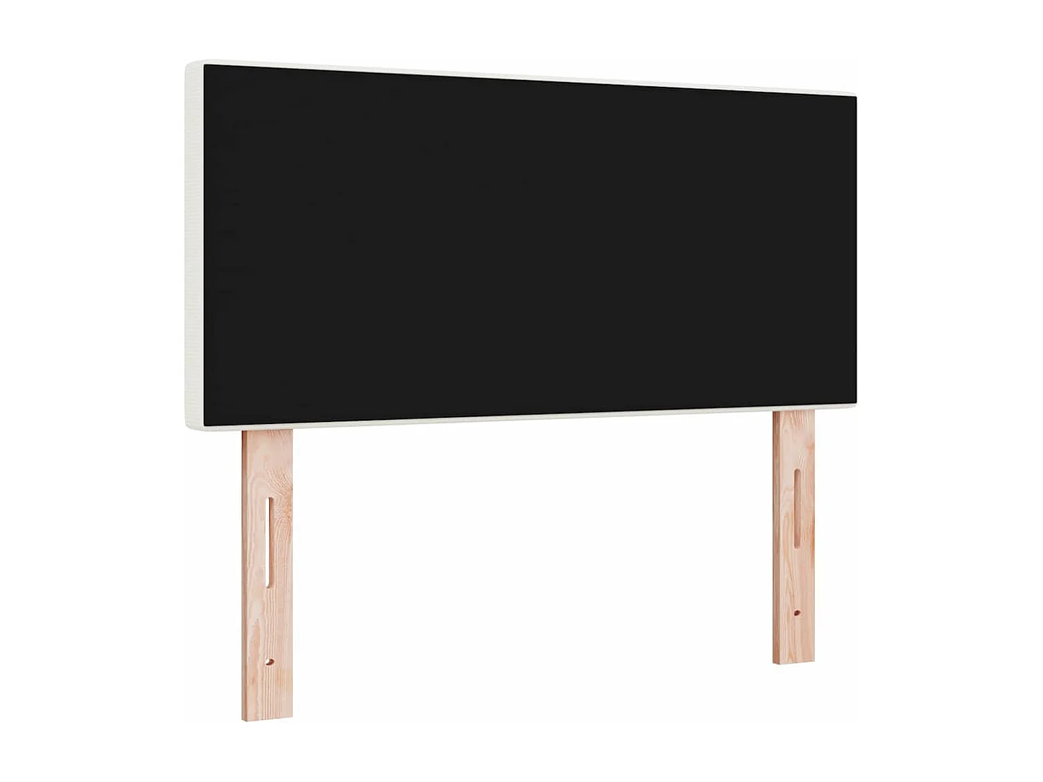 Tête de lit LED avec des lumières à LED Crème 100 cm tissu