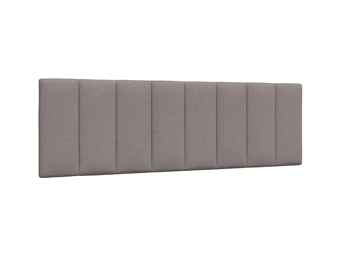 Tête de lit taupe 160 cm tissu