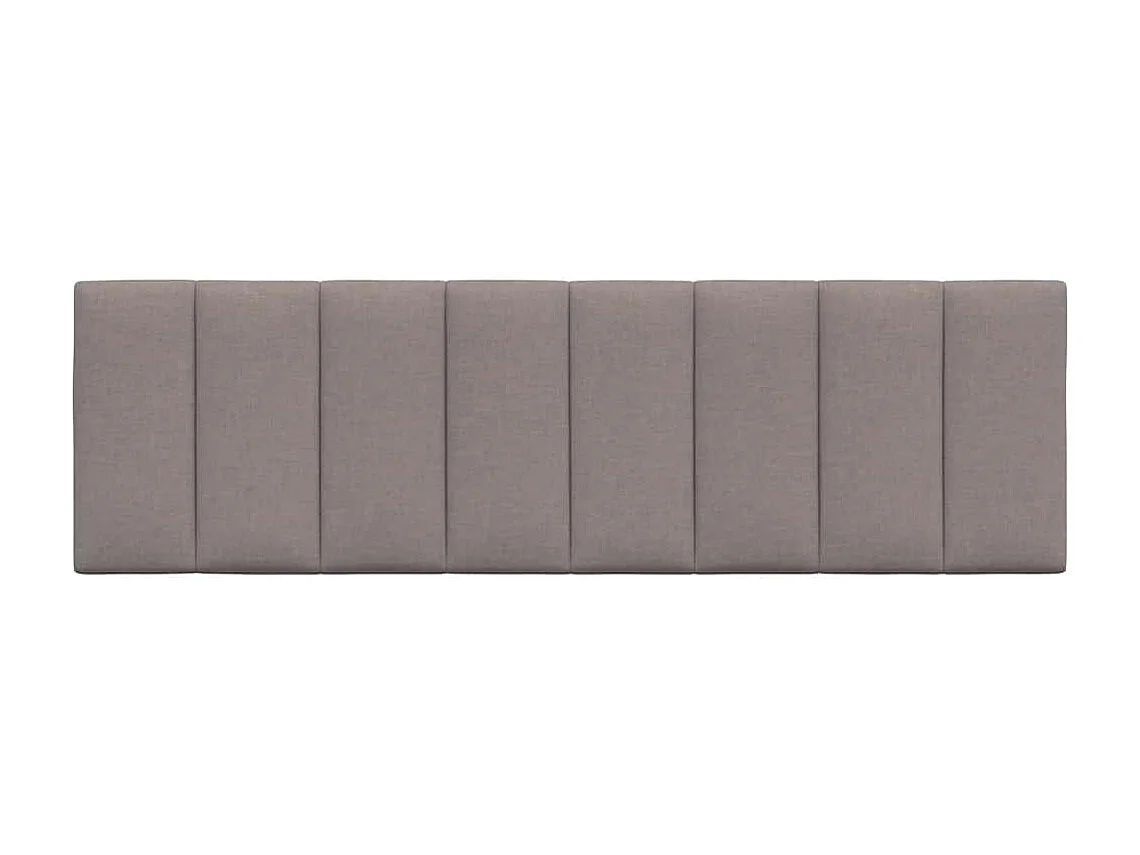 Tête de lit taupe 160 cm tissu