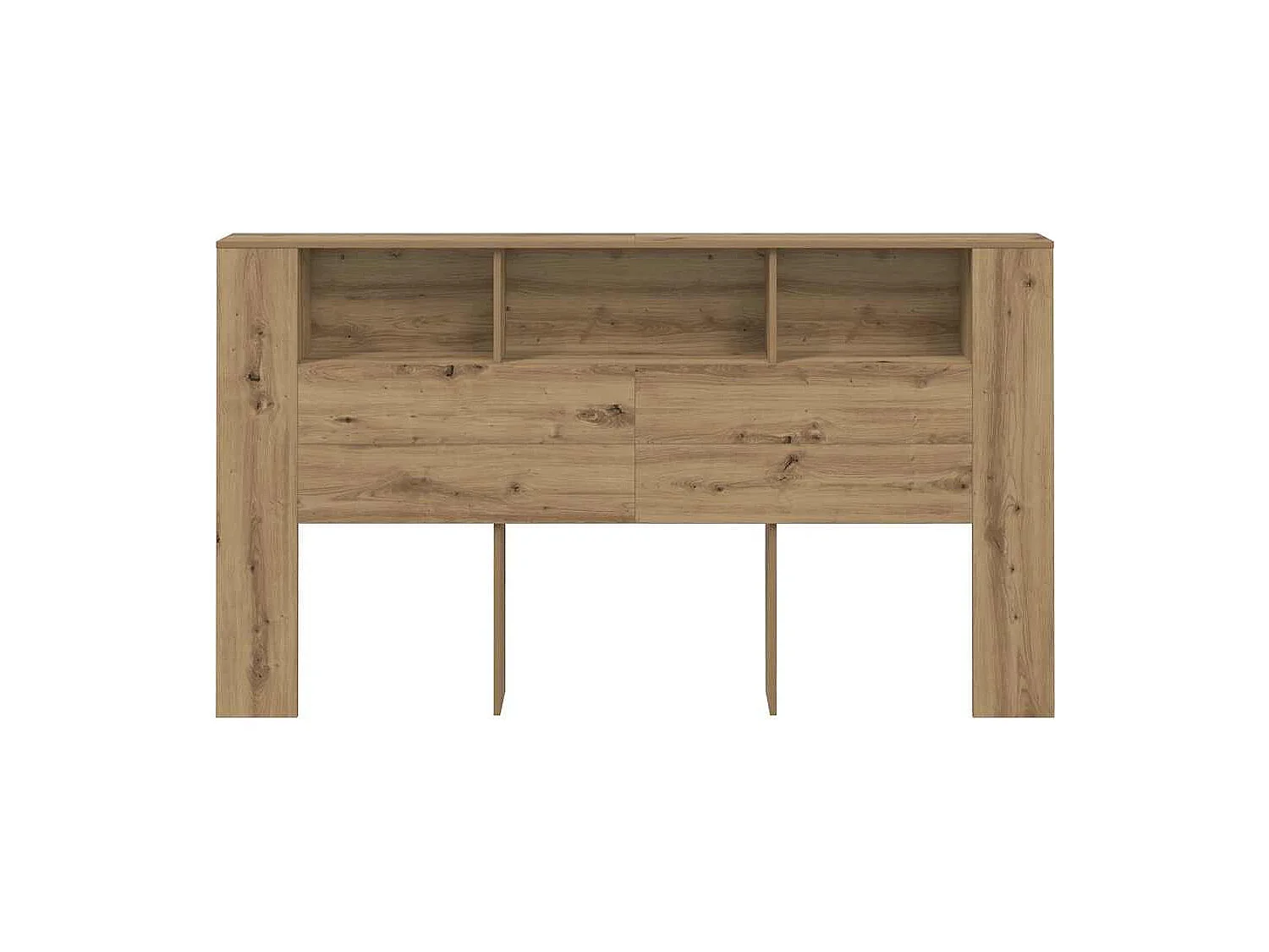 Cabecero armario madera roble artisian 180x18,5x102,5 cm