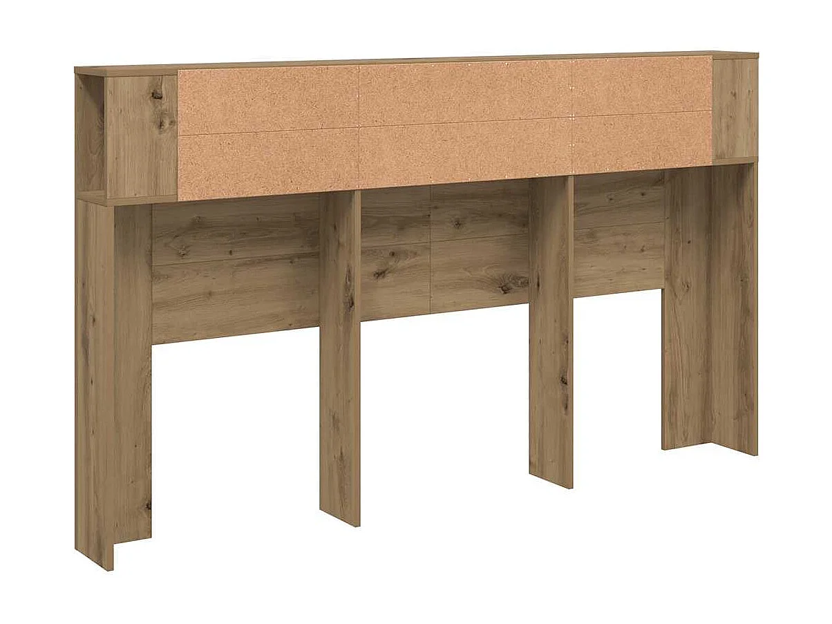 Cabecero armario madera roble artisian 180x18,5x102,5 cm