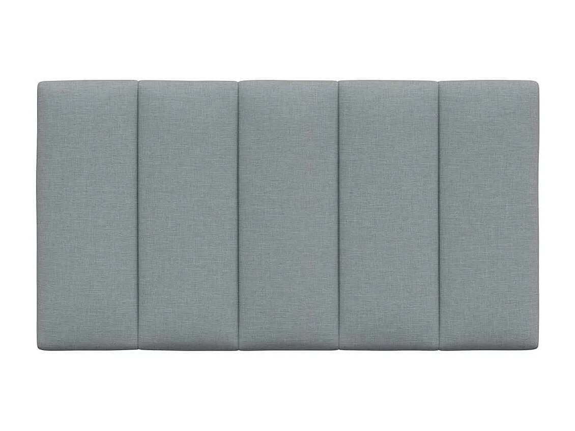 Tête de lit gris clair 90 cm tissu