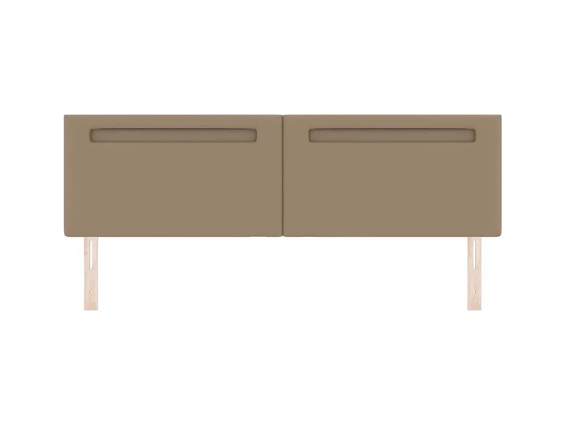 Cabecero con luces de tiras LED Manual Capuchino 180 cm PVC