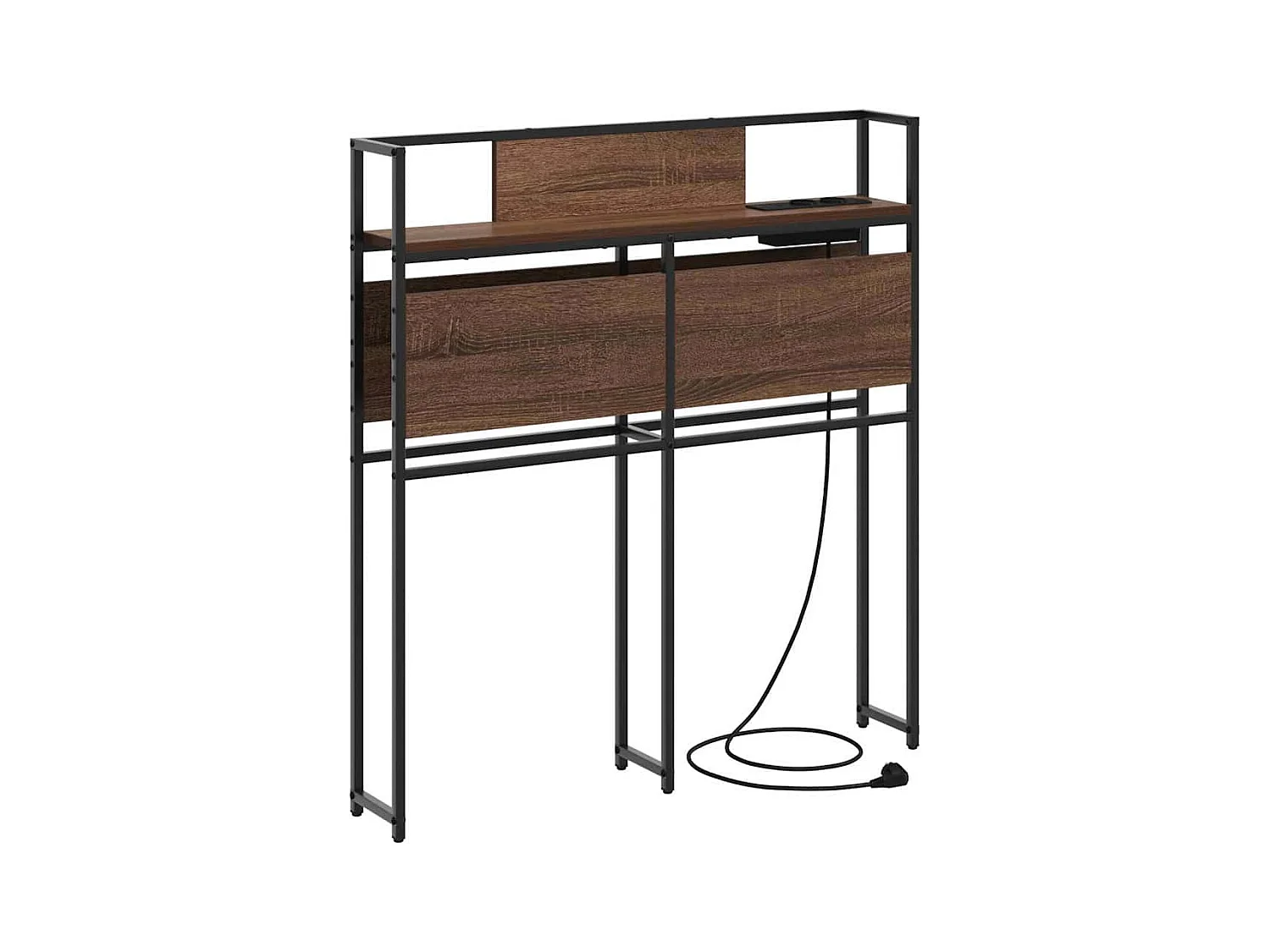Tête de lit de rangement Chêne marron 90 cm Bois d'ingénierie