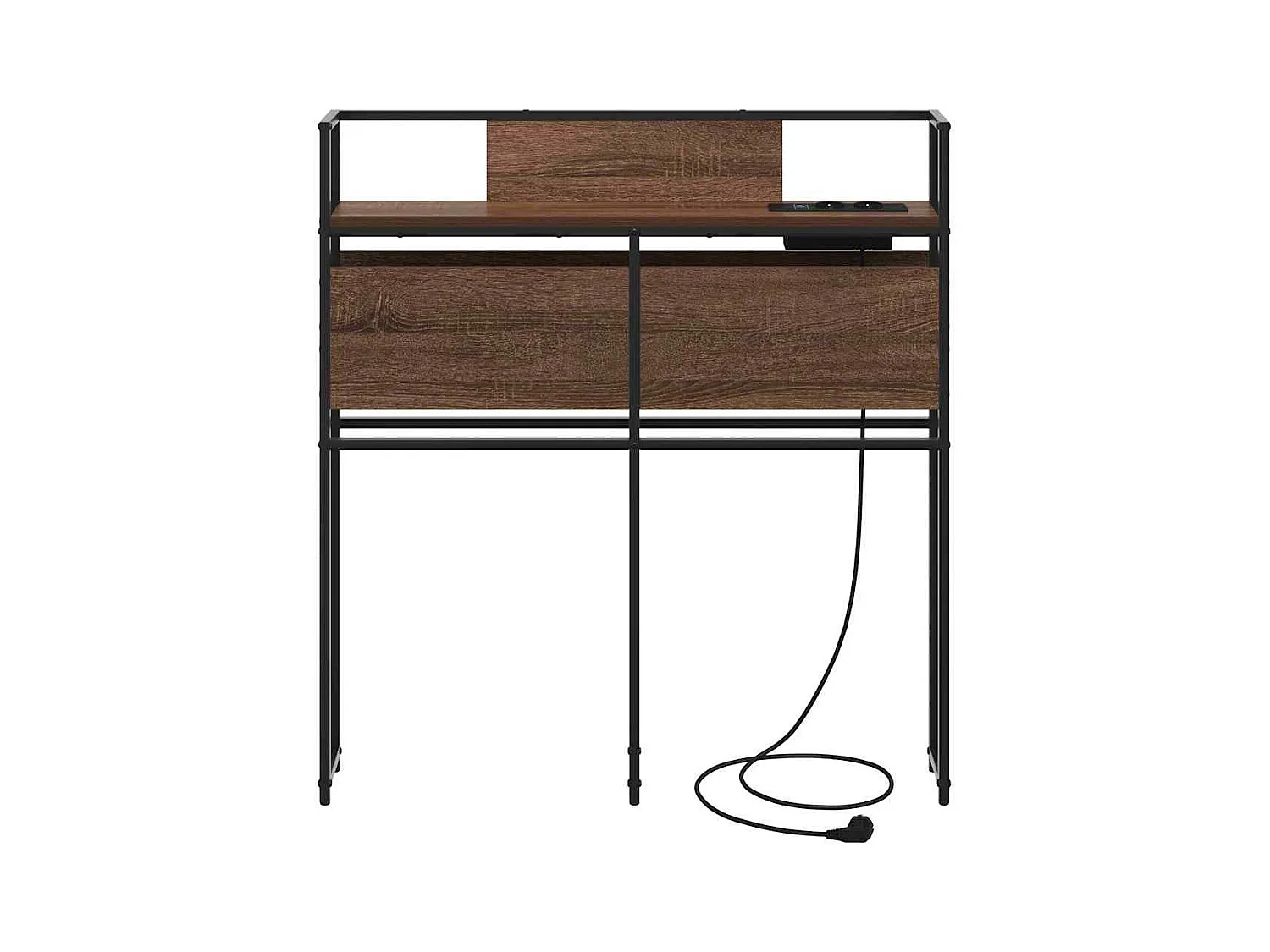 Tête de lit de rangement Chêne marron 90 cm Bois d'ingénierie