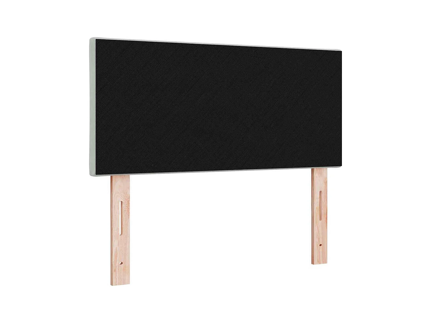 Tête de lit Montage mural Géométrique Gris clair 90 cm Velours