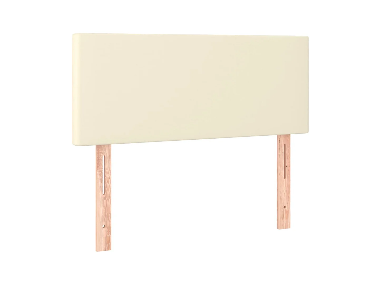 Tête de lit à LED Crème 80x5x78/88 cm Similicuir