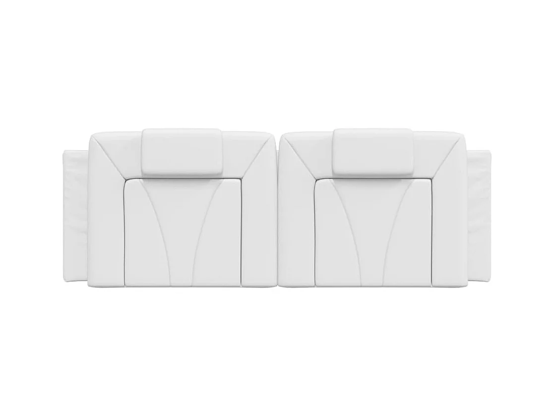 Tête de lit blanc 152 cm similicuir