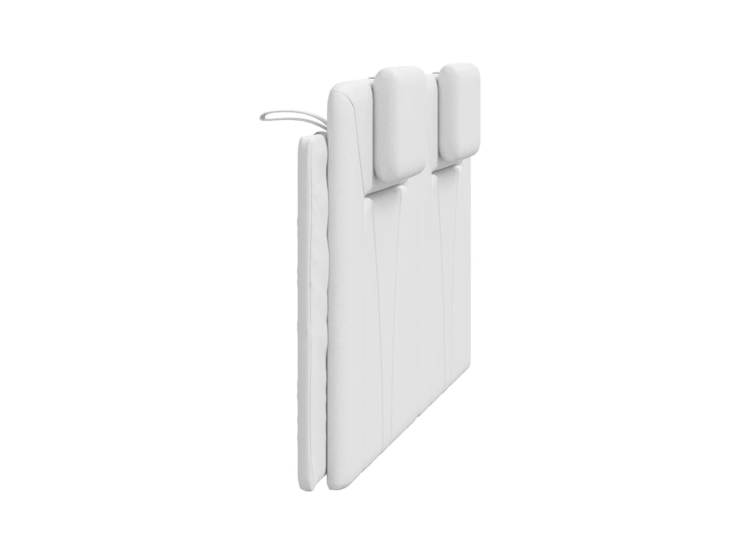 Tête de lit blanc 152 cm similicuir