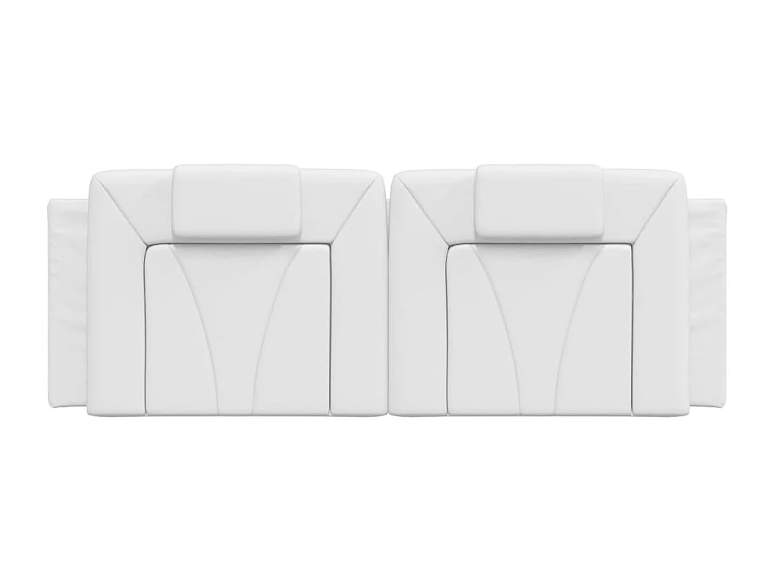 Tête de lit blanc 152 cm similicuir