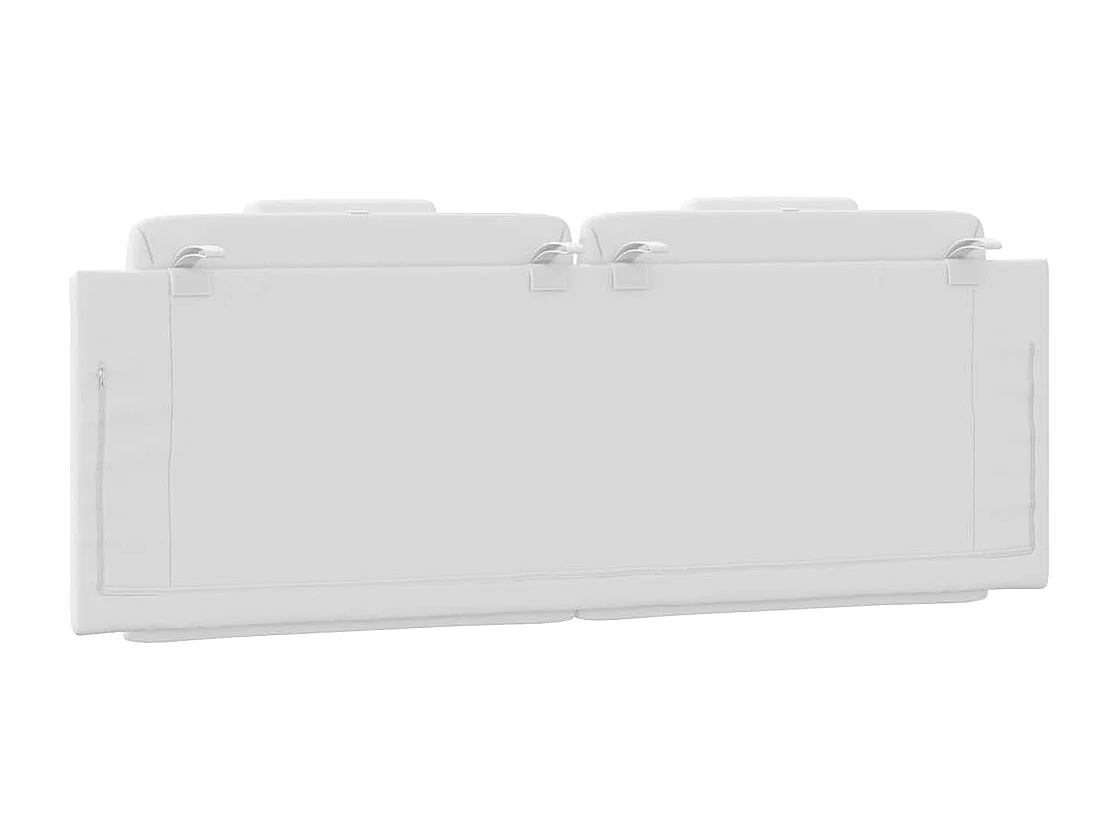 Tête de lit blanc 152 cm similicuir