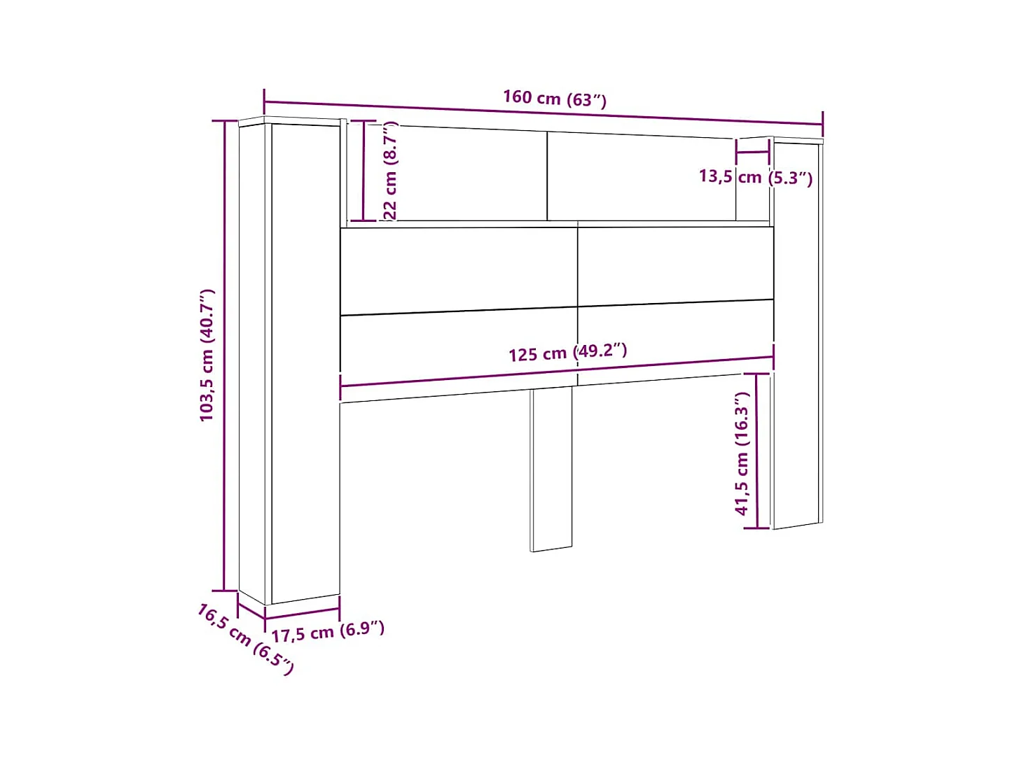 Tête de Lit chêne artisanal Bois d'ingénierie