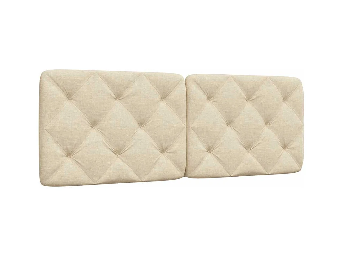 Tête de lit crème 140 cm tissu