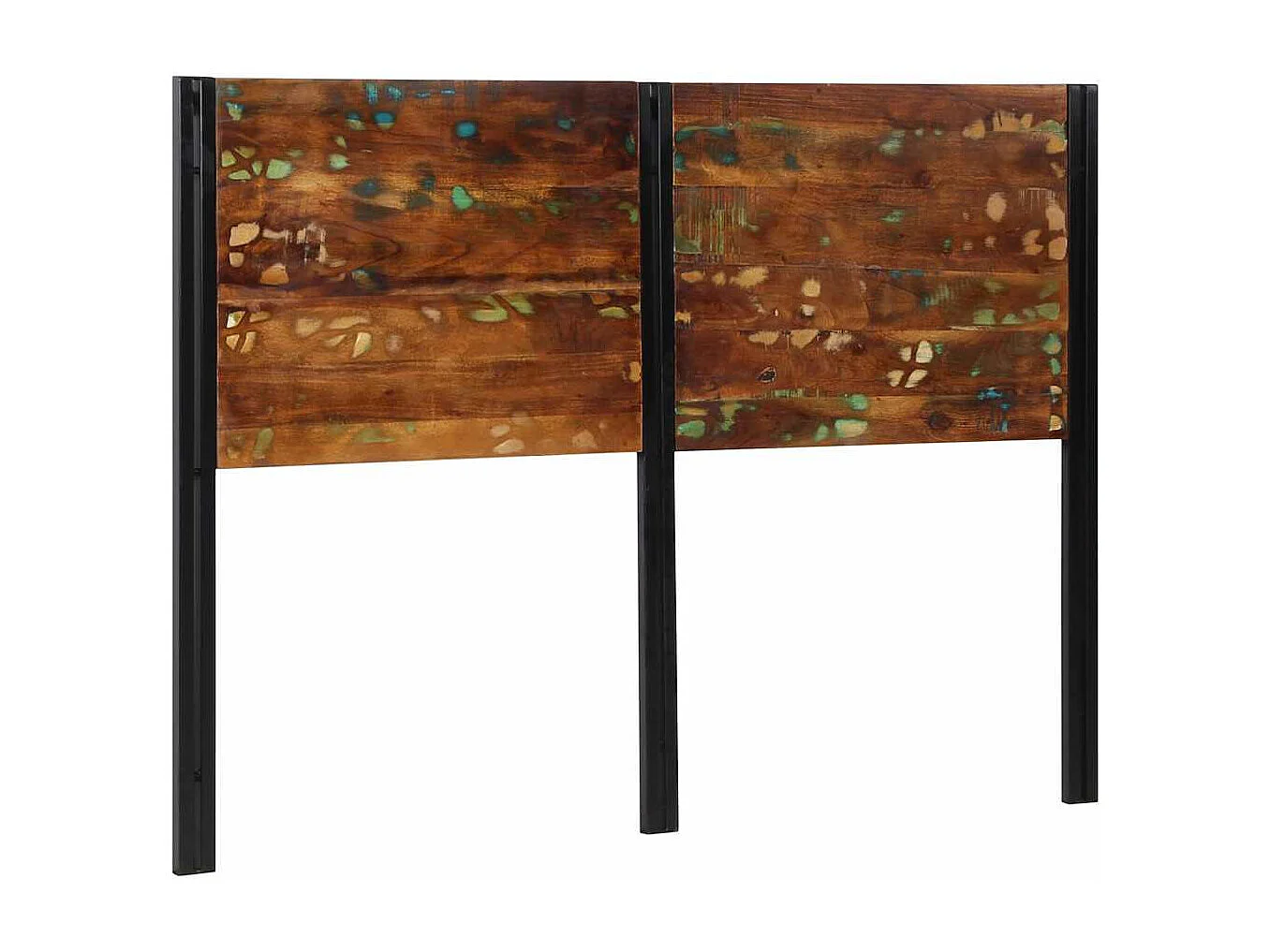 Hoofdeinde 140 cm massief gerecycled en ijzer