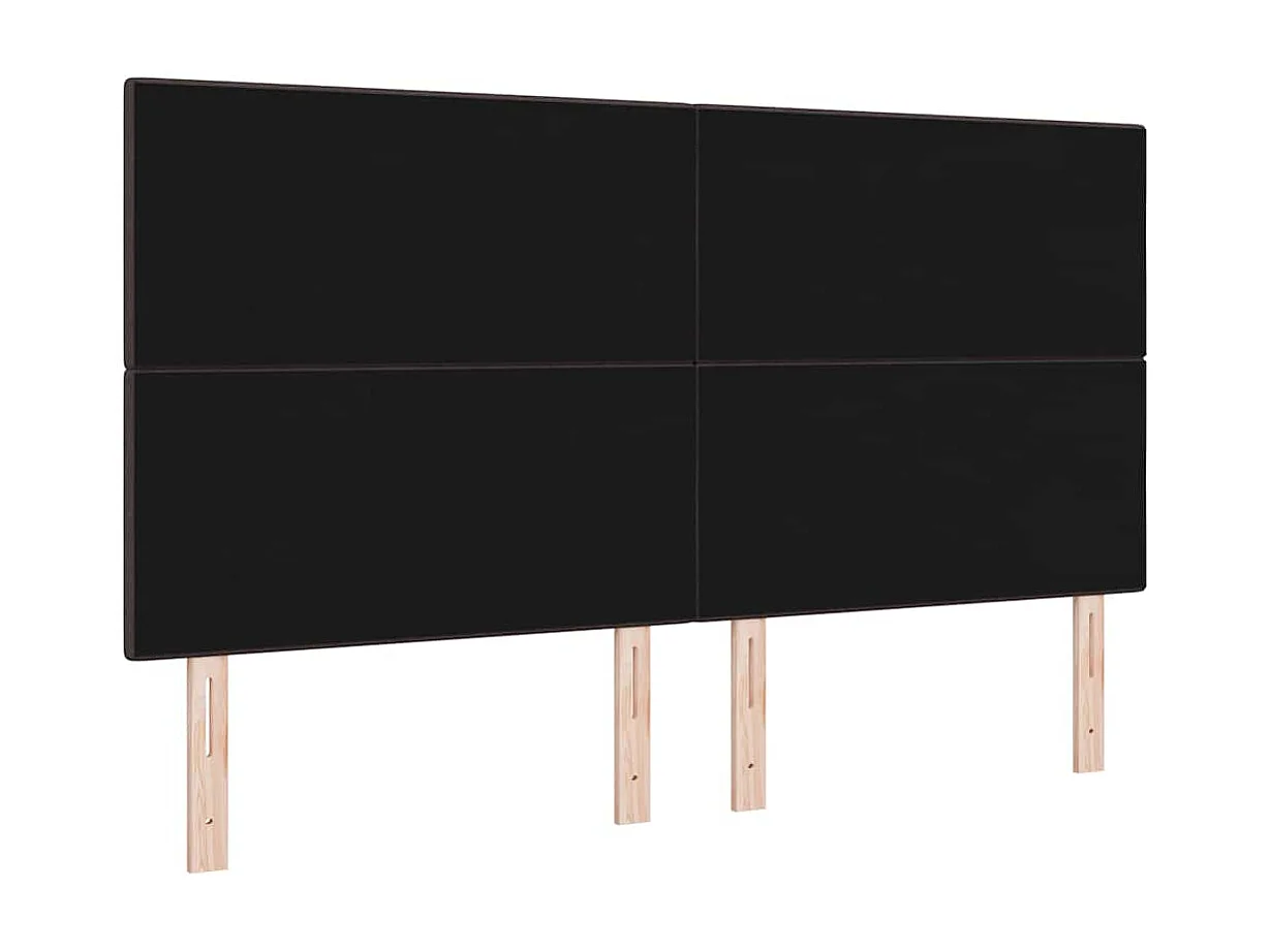 Tête de lit avec tête de lit Marron foncé 180 cm tissu