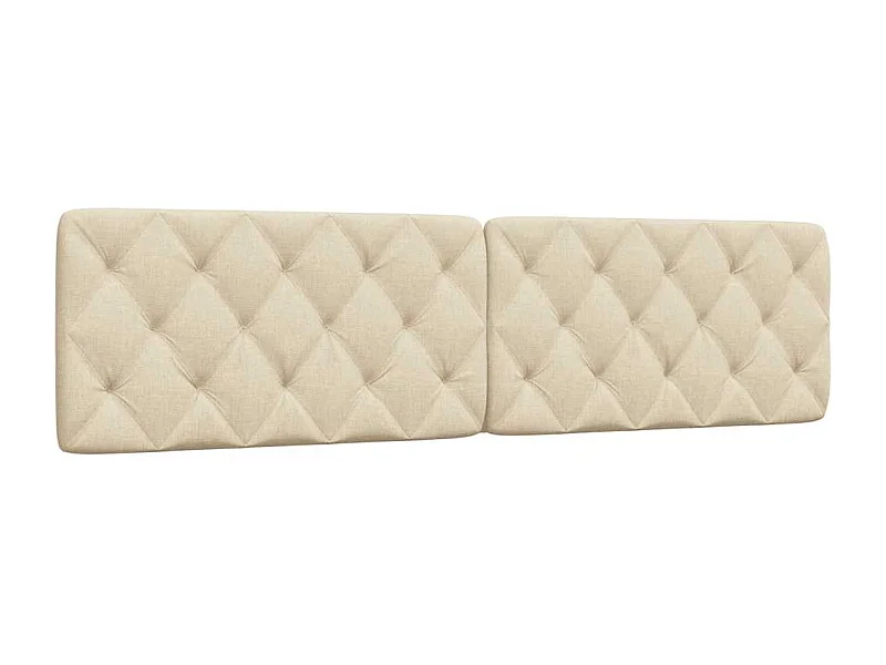 Almofadão de cabeceira 200 cm tecido creme