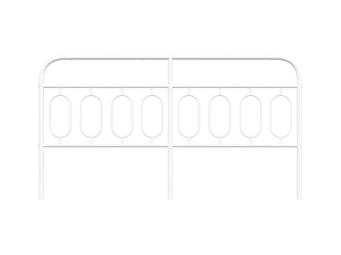Tête de lit métal blanc 183 cm