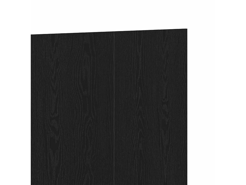 Hoofdbord Zwart eiken 160 x 1,5 x 80 cm Bewerkt hout