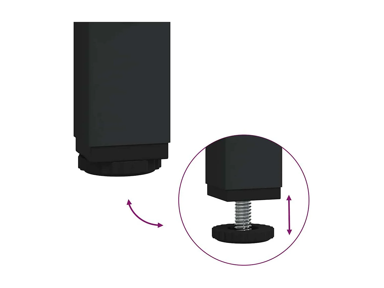 Tête de lit avec Station de Charge Chêne fumé 75 cm