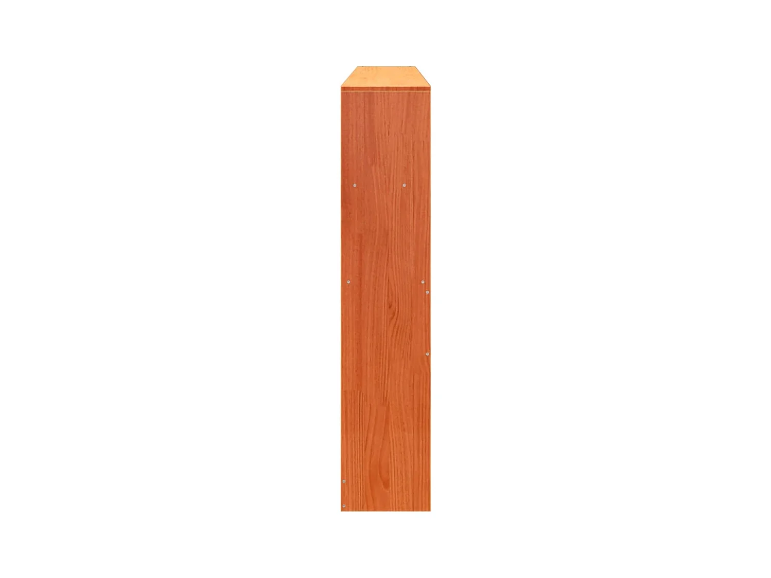 Cabecero de cama almacenaje madera maciza pino marrón 200 cm