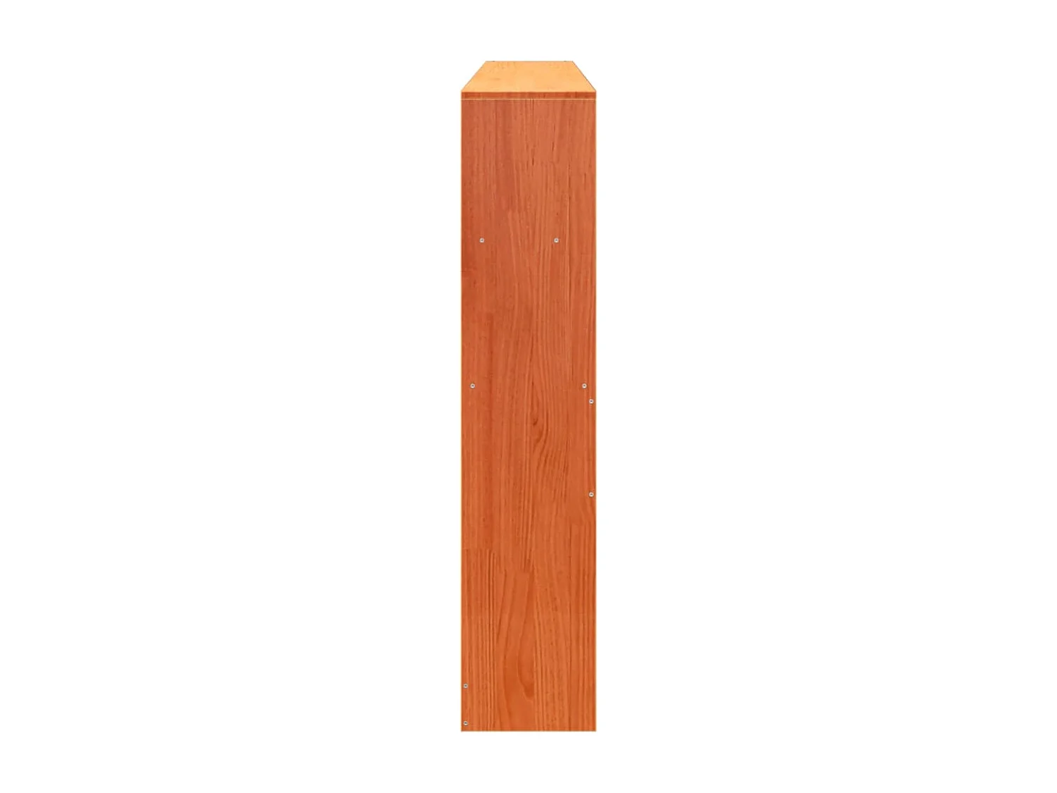 Cabecero de cama almacenaje madera maciza pino marrón 200 cm