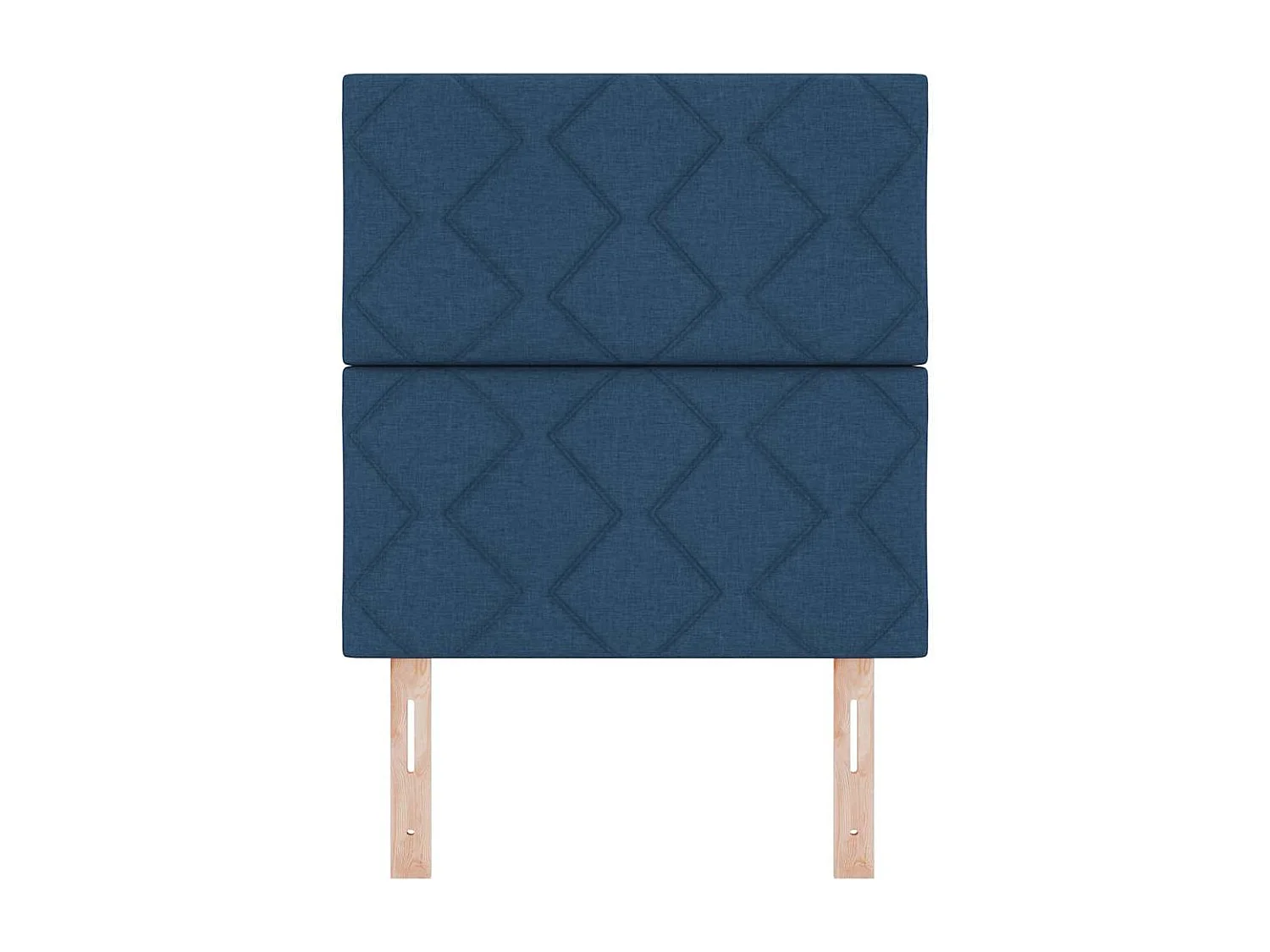 Tête de Lit en Tissu Géométrique Bleu 80 cm tissu