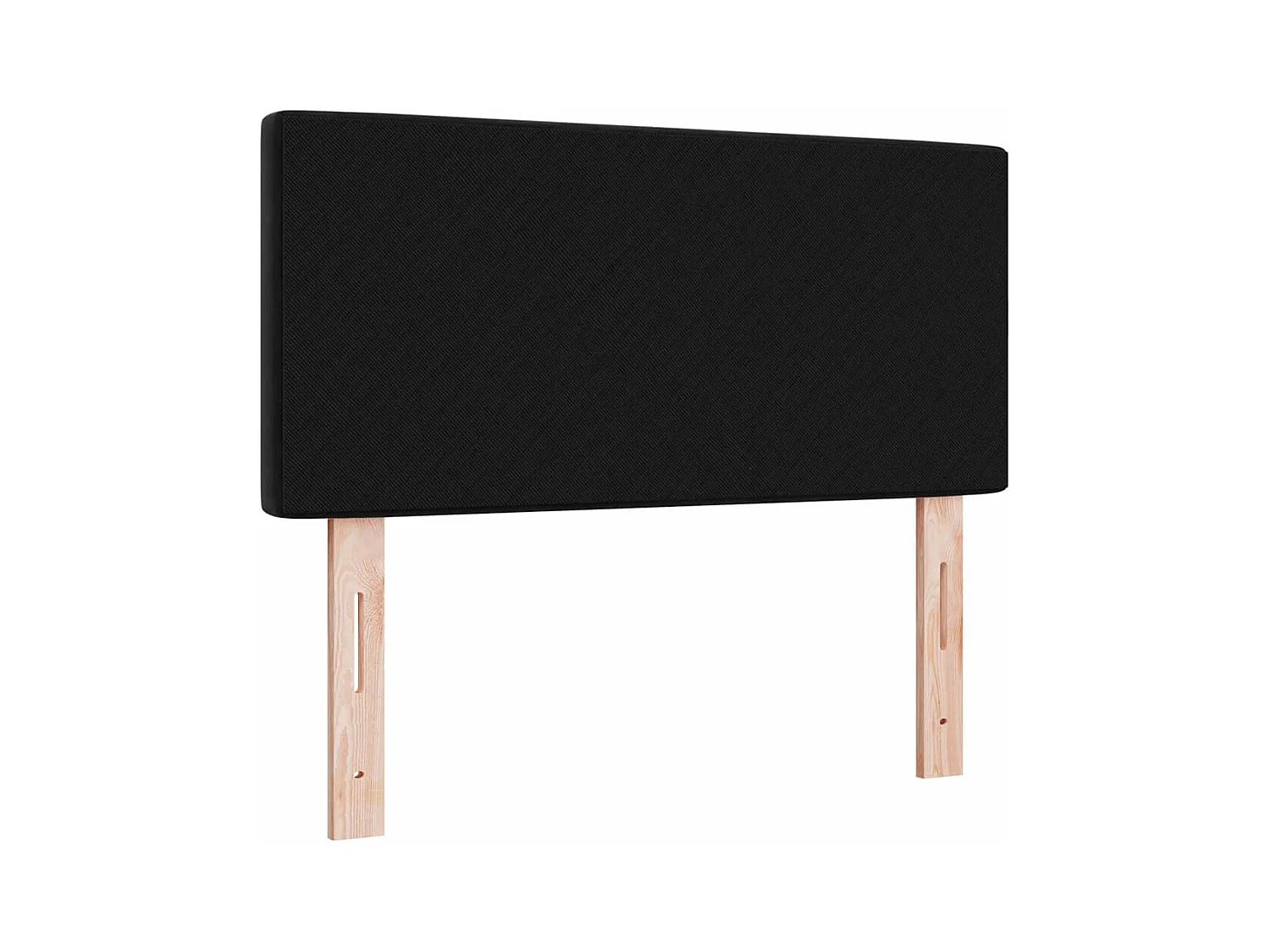 Tête de Lit en Velours Argyle Noir 90 cm Velours