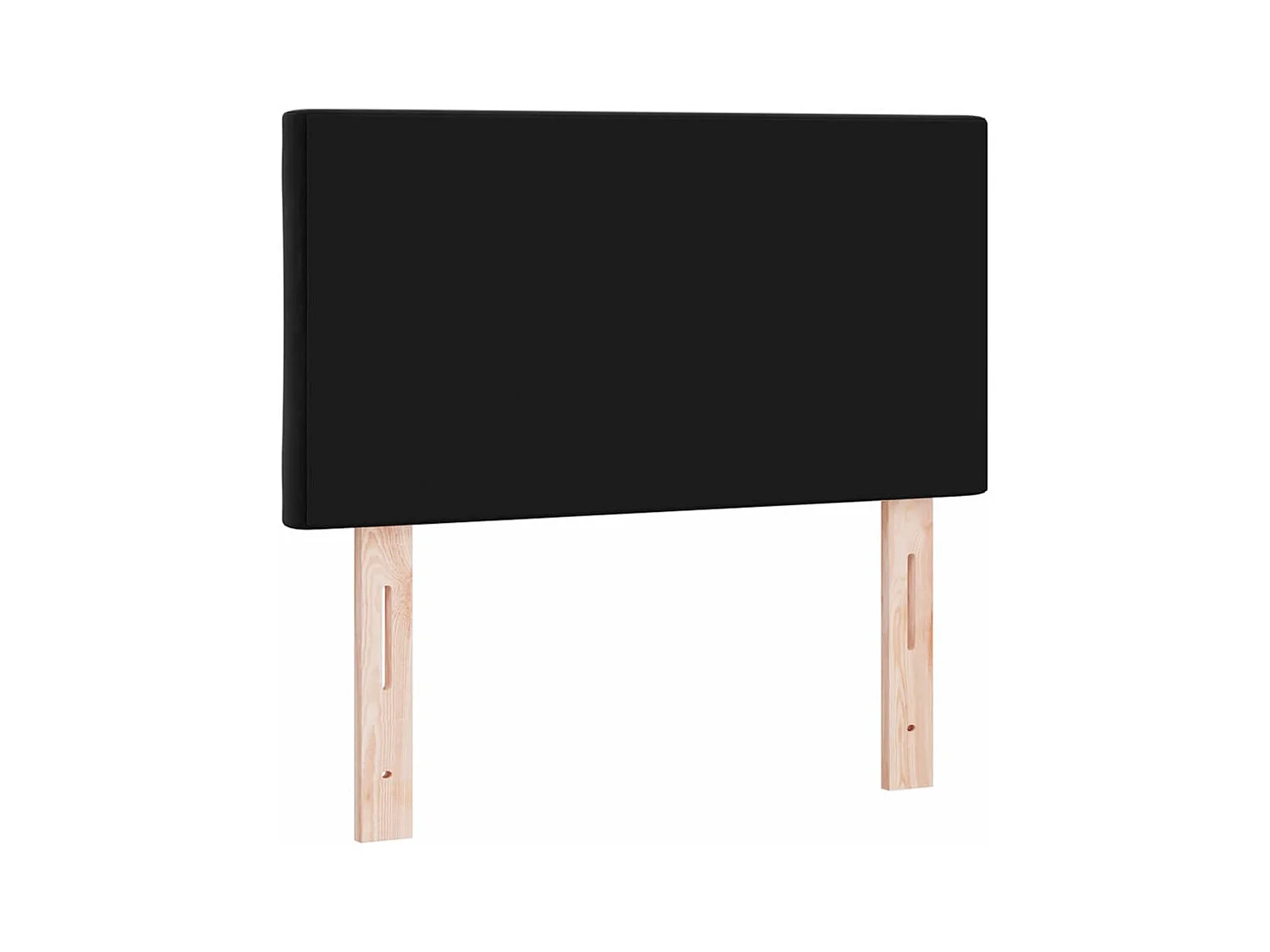 Tête de lit Montage mural Géométrique Noir 80 cm Velours