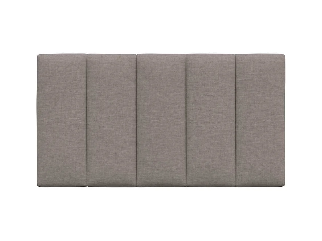 Tête de lit taupe 80 cm tissu