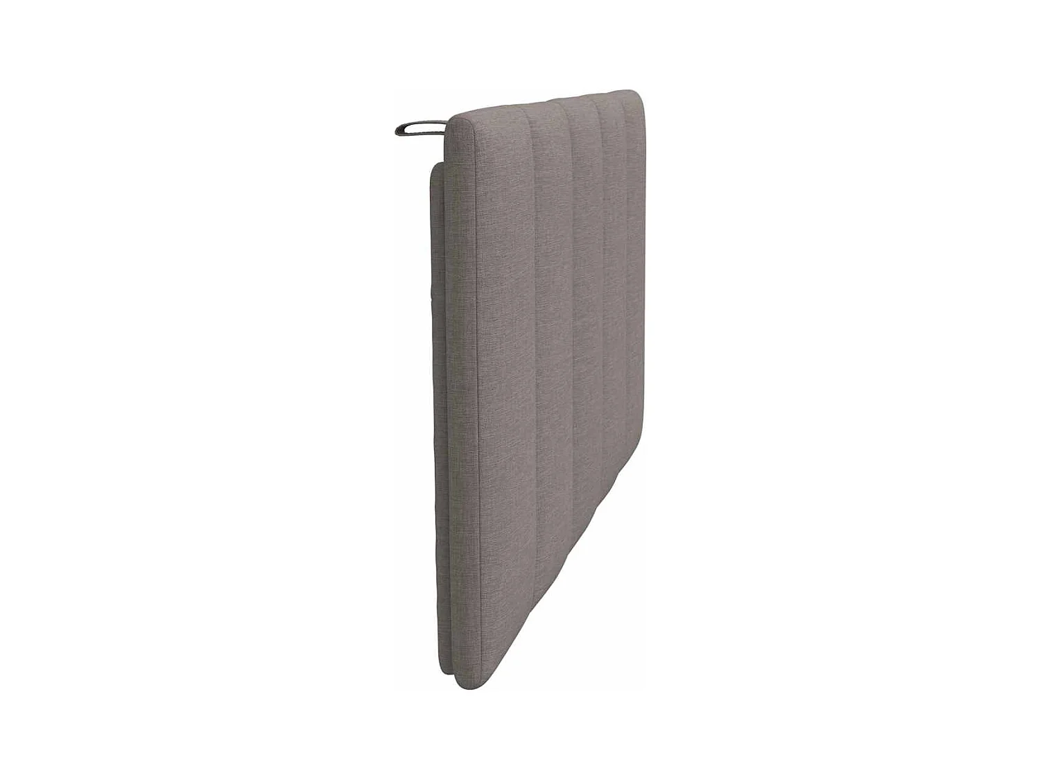 Tête de lit taupe 80 cm tissu