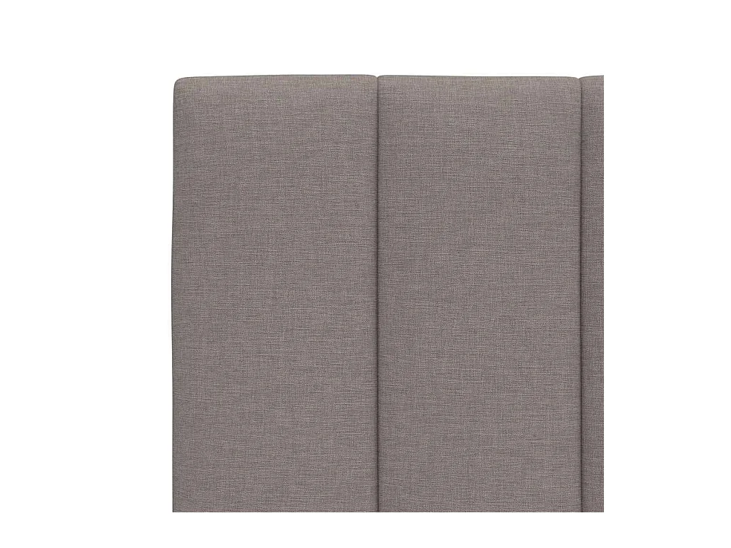 Tête de lit taupe 80 cm tissu