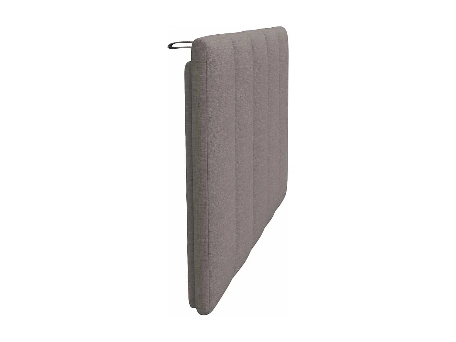 Tête de lit taupe 80 cm tissu
