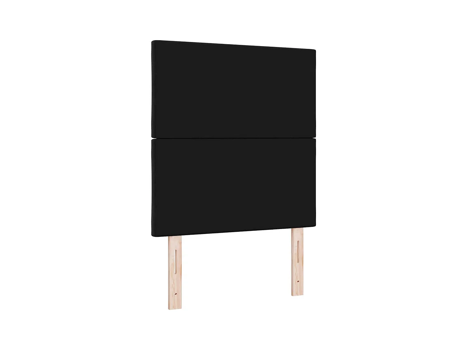 Cabeceira LED com luzes de tira LED Manual Preto 80 cm Veludo