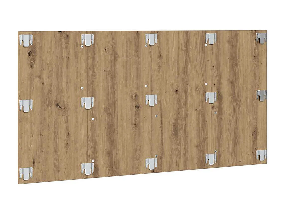 Cabecero de cama madera ingeniería roble artisan 160x1,5x80 cm