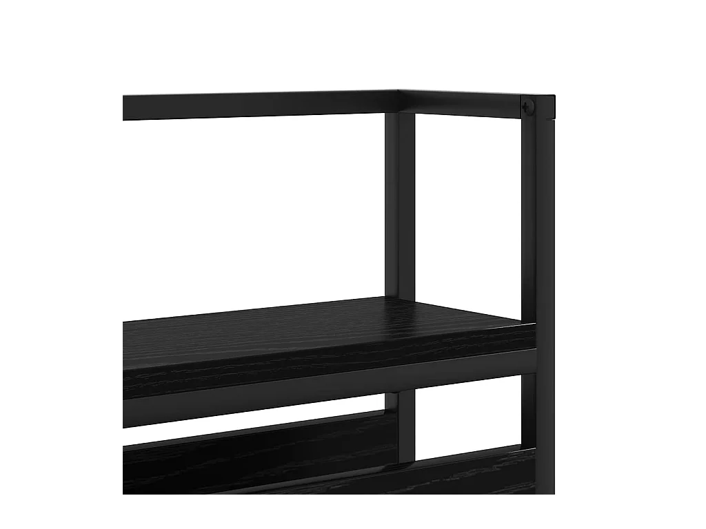 Tête de lit de rangement Chêne noir 75 cm Bois d'ingénierie