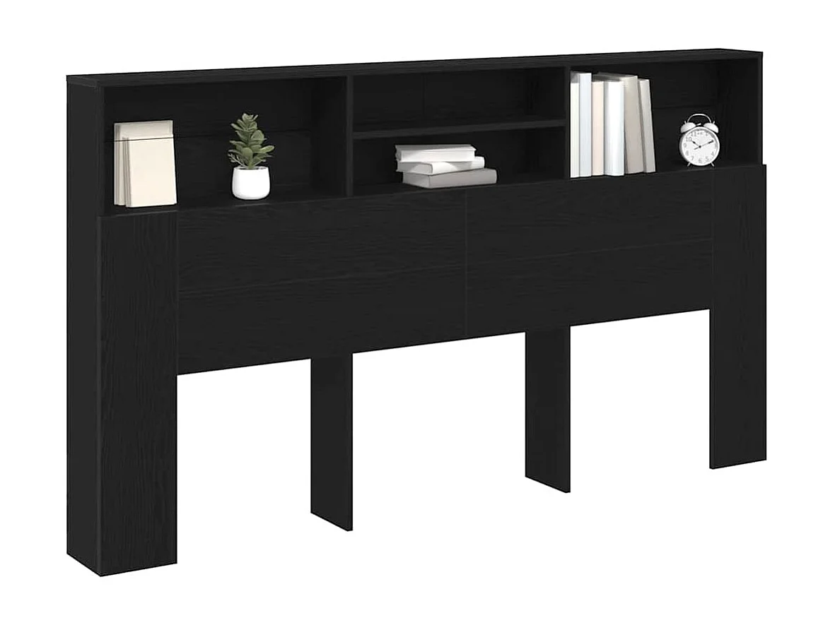 Tête de Lit Chêne noir 180 x 19 x 103.5 cm