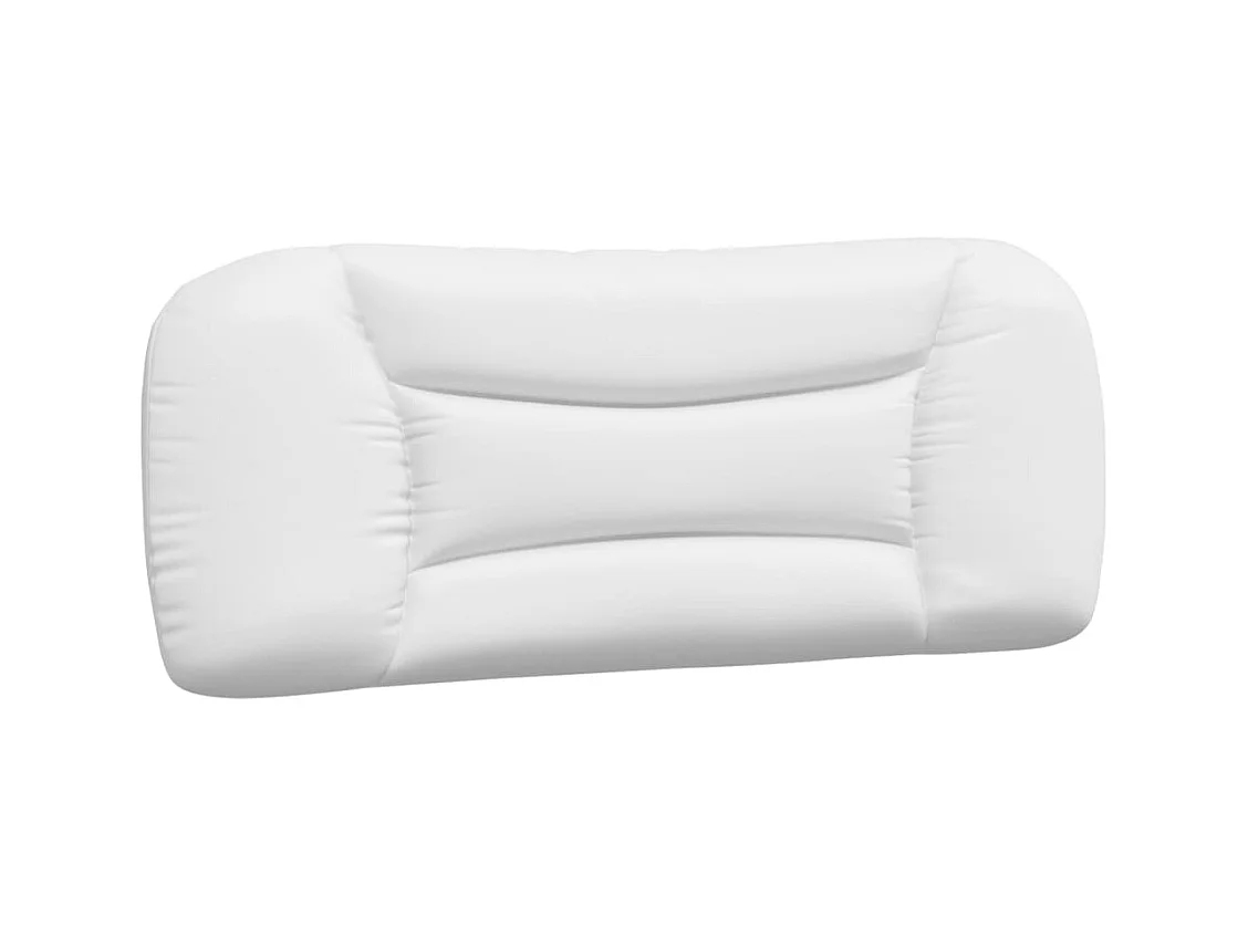 Tête de lit blanc 100 cm similicuir